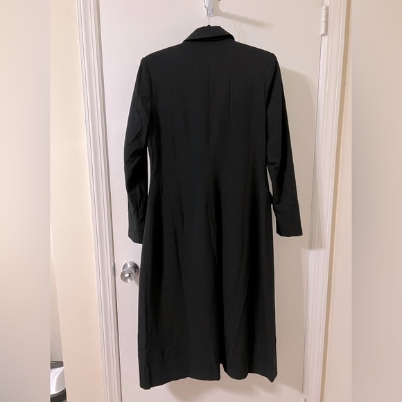 Venus Double Breasted Coat in Black size 4 - Picture 3 of 5